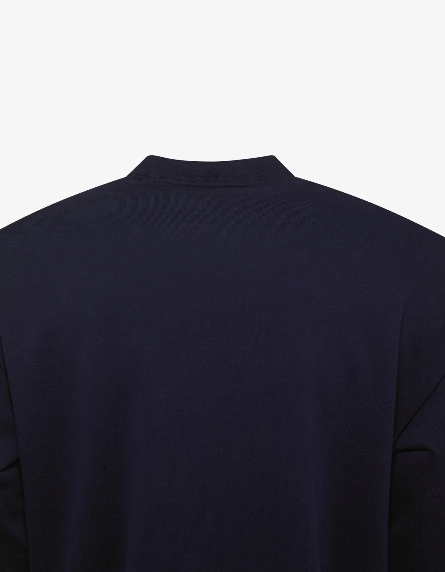 Navy Blue Velvet Eagle Patch Sweatshirt