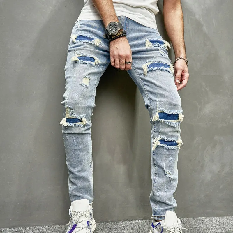 NEW Men's Distressed Skinny Jeans