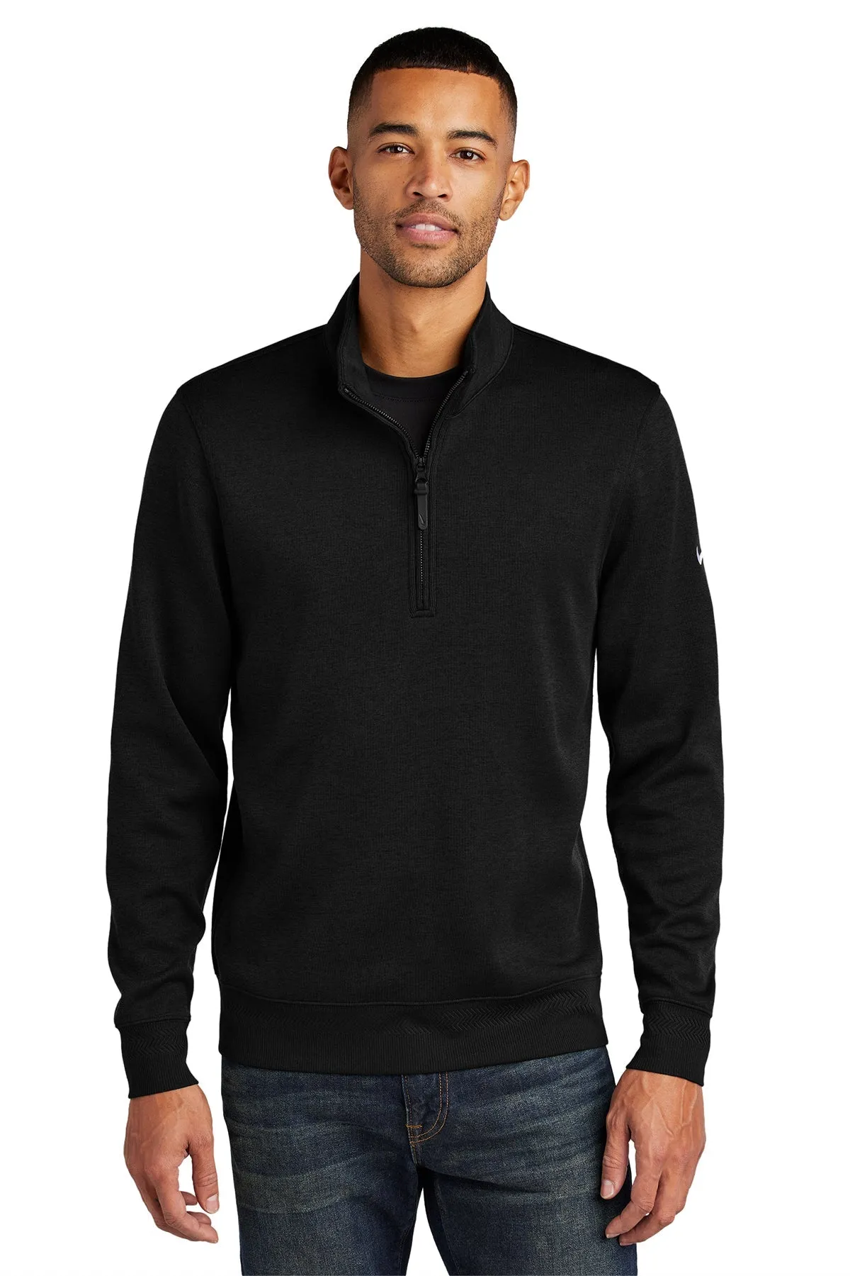 Nike Dri-FIT Corporate Branded Half-Zips, Black