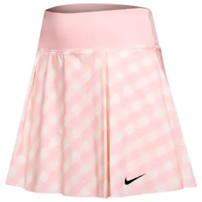 Nike Women's Advantage Club Print Skirt - Soft Pink