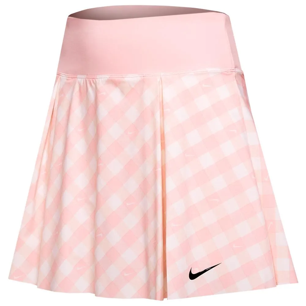 Nike Women's Advantage Club Print Skirt - Soft Pink