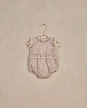 Noralee Alice Baby Romper In Lavender Bloom