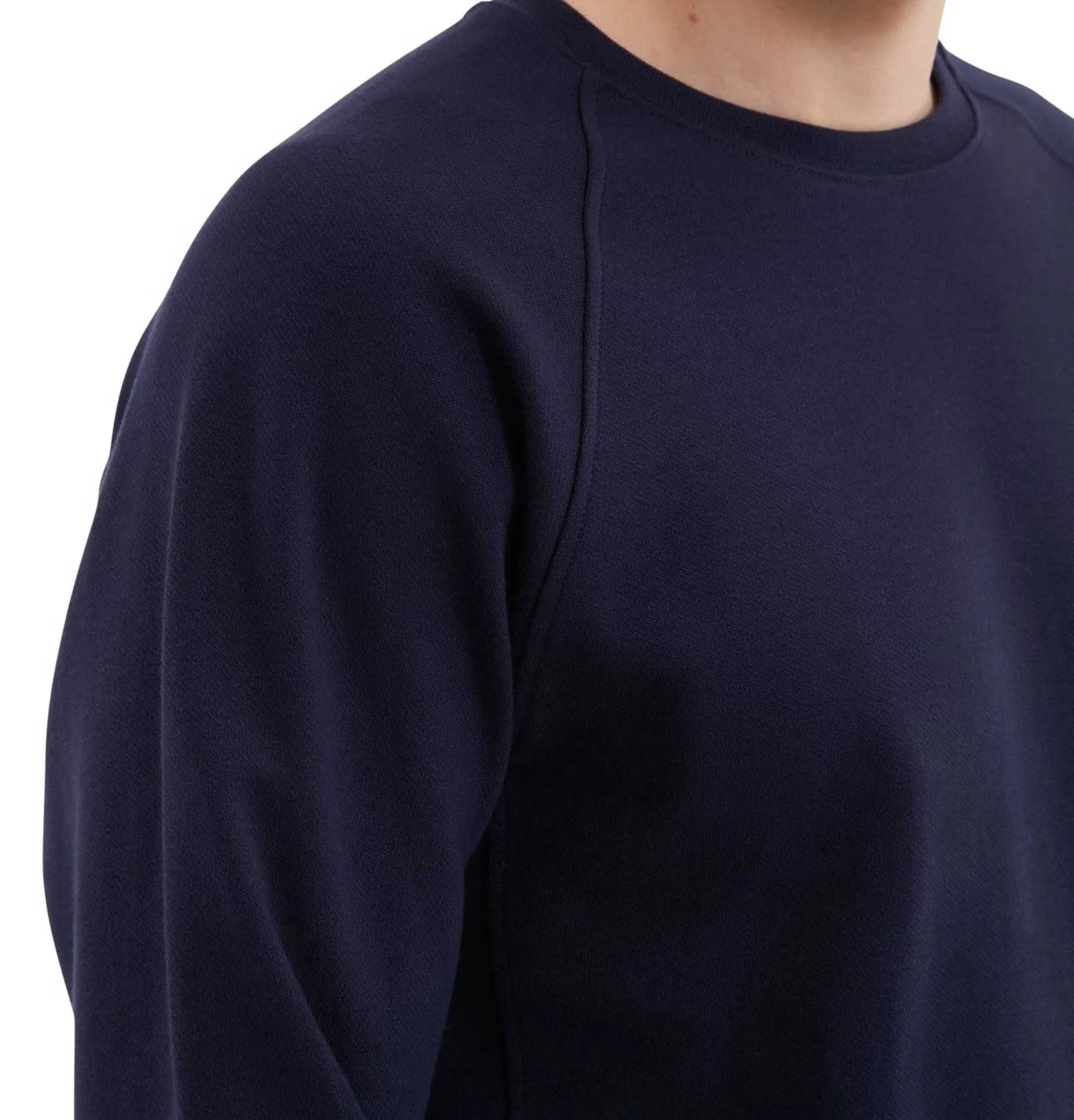 Norse Projects Vorm Summer Interlock Sweatshirt - Dark Navy