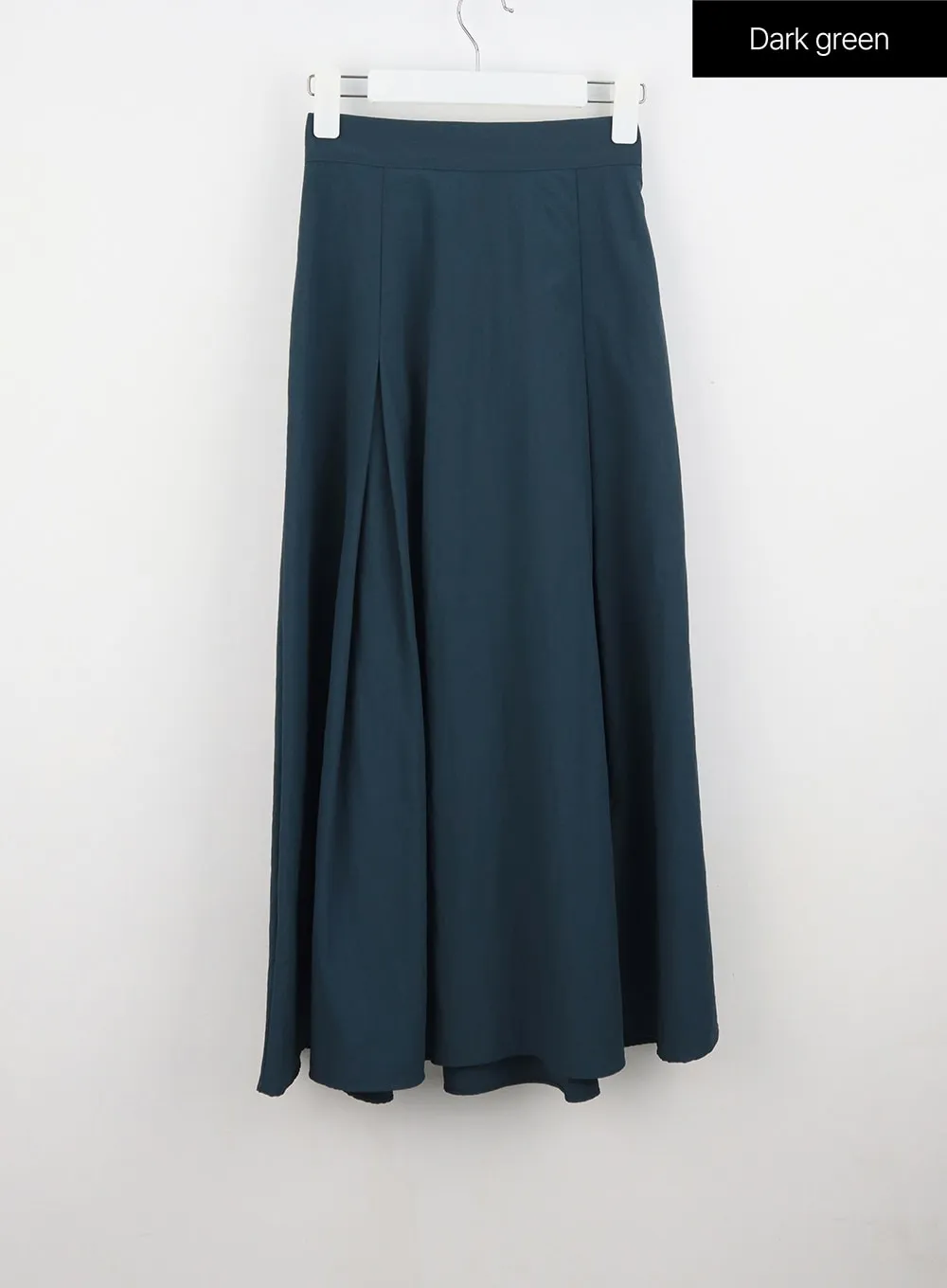 Nylon Pleated Maxi Skirt OU326