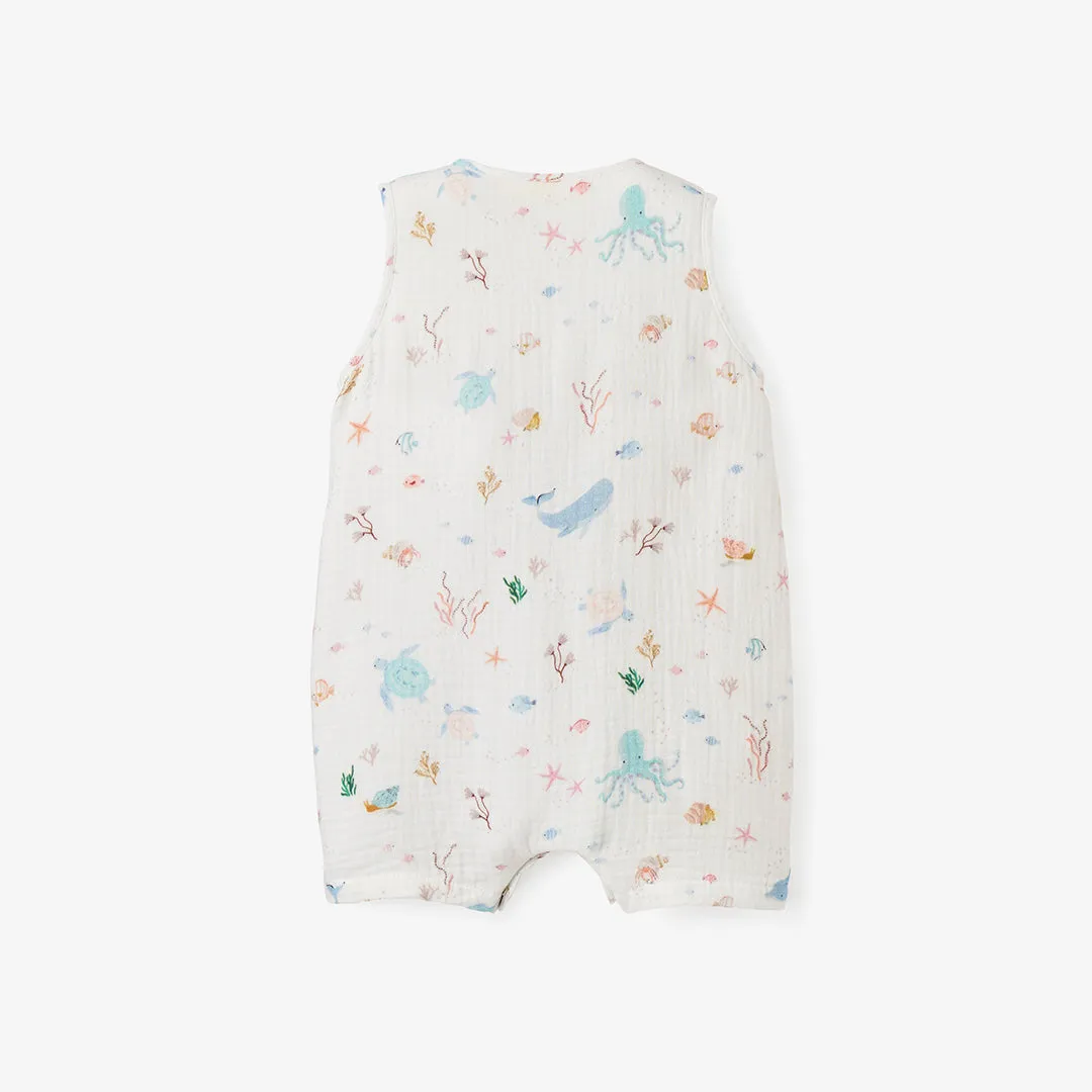 Ocean Adventure Organic Muslin Shortall