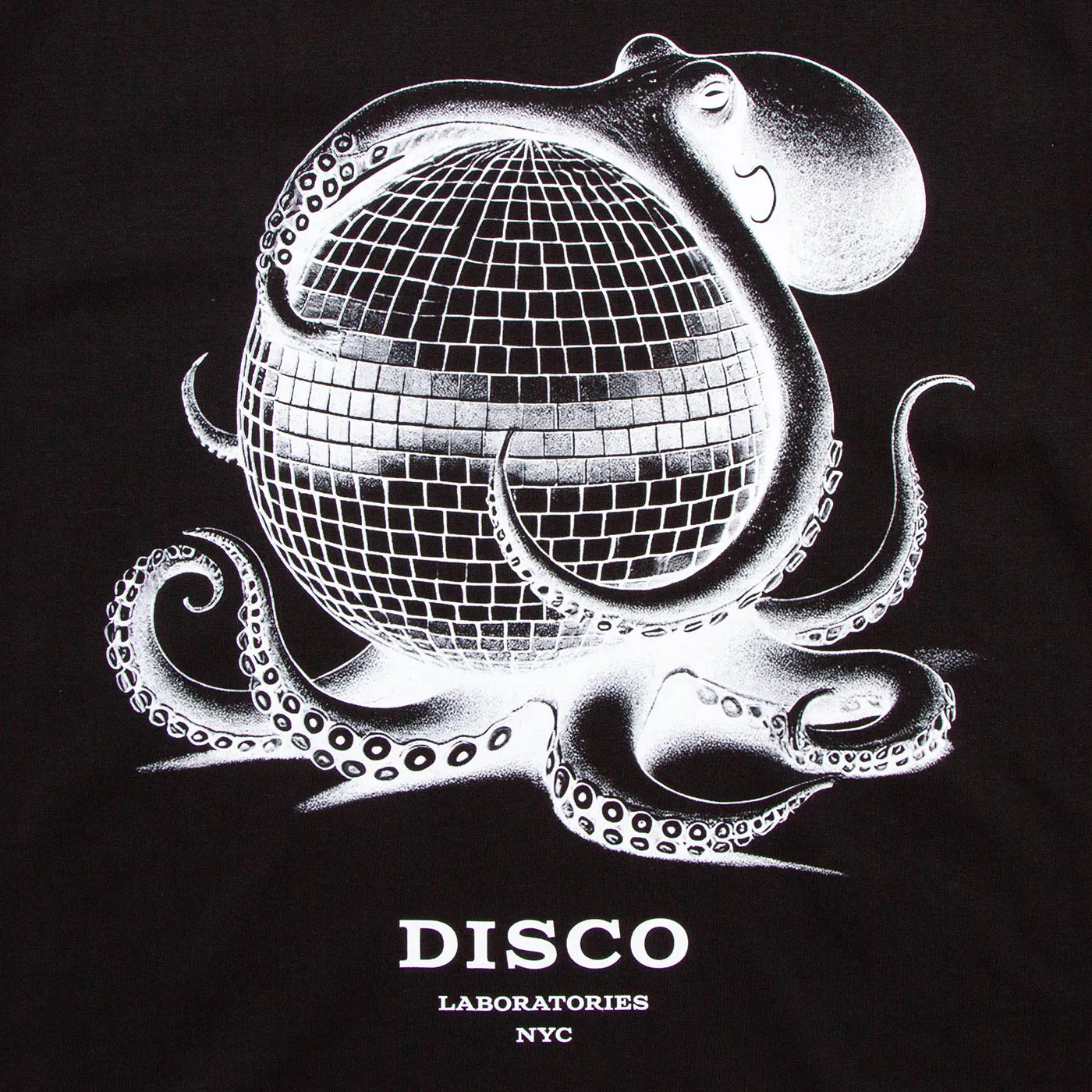 Octo Disco Labs NYC Back Print - Tshirt - Black