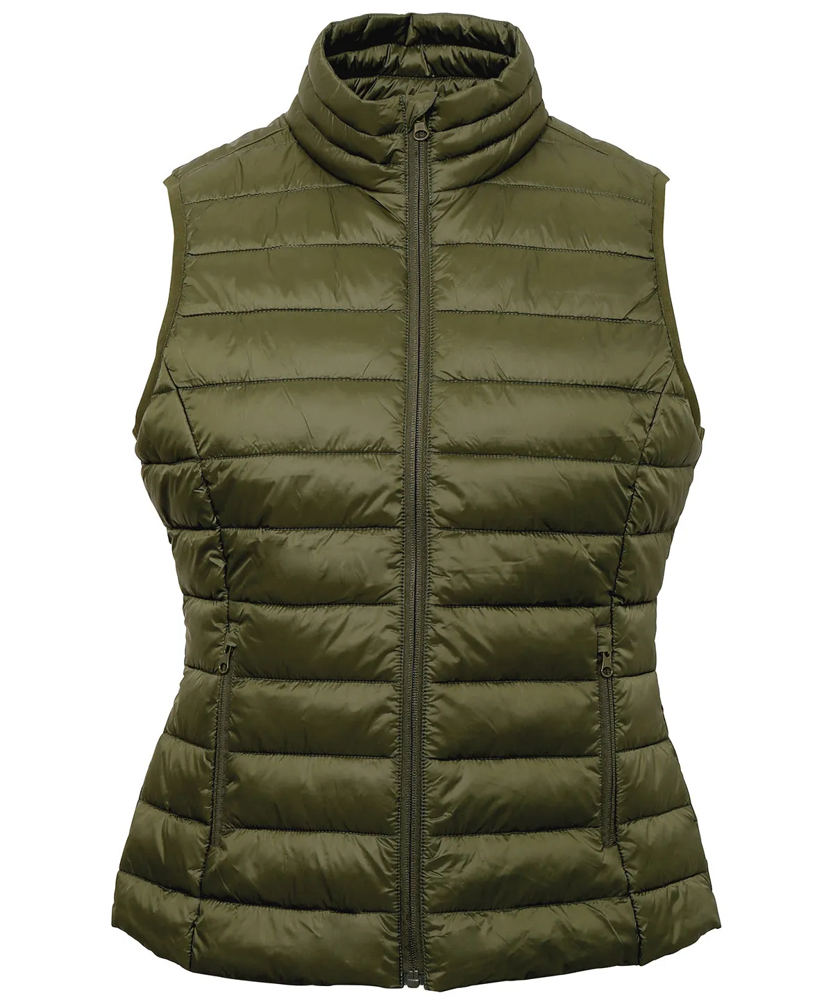 Olive - Women's terrain padded gilet