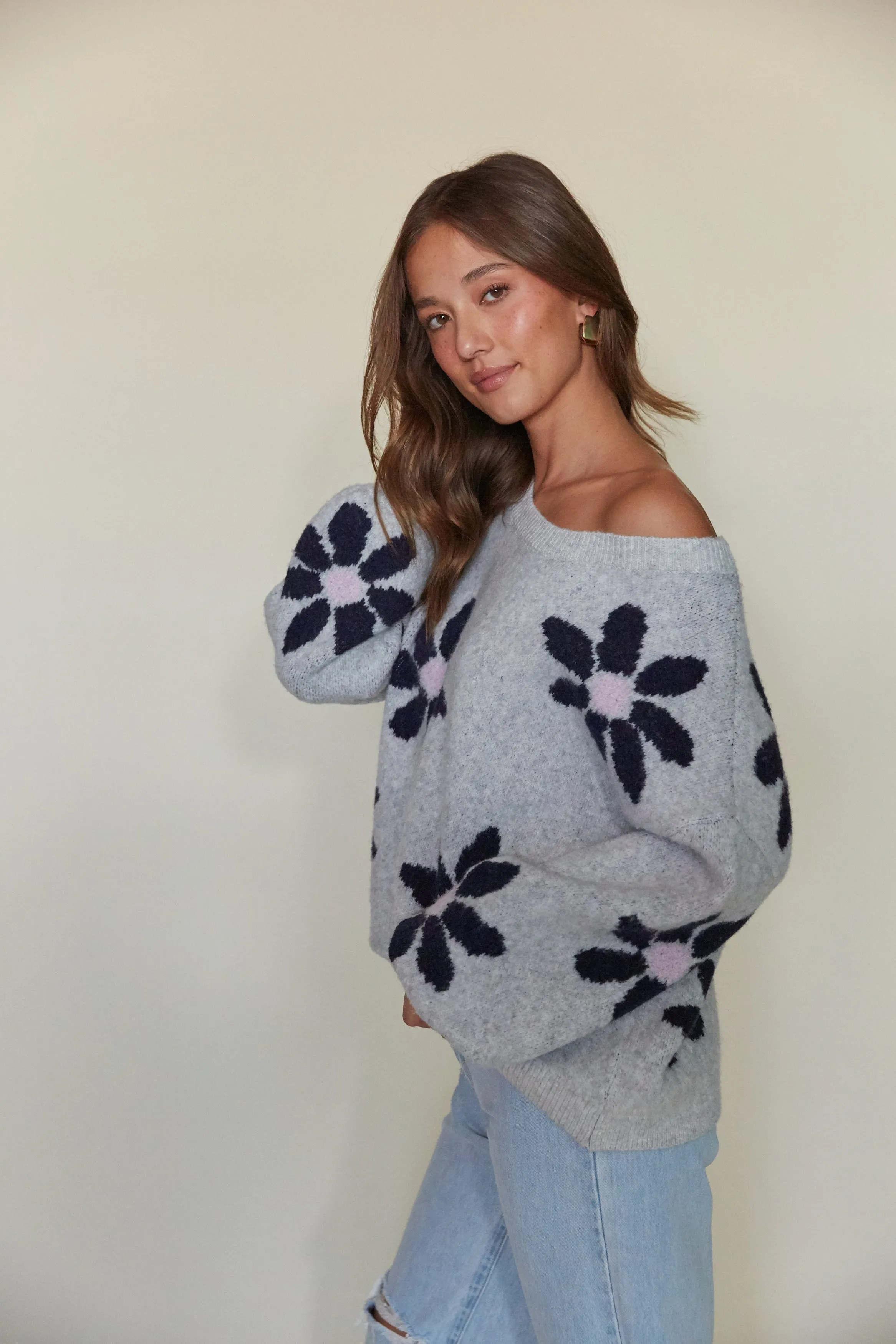 Olivia Floral Sweater