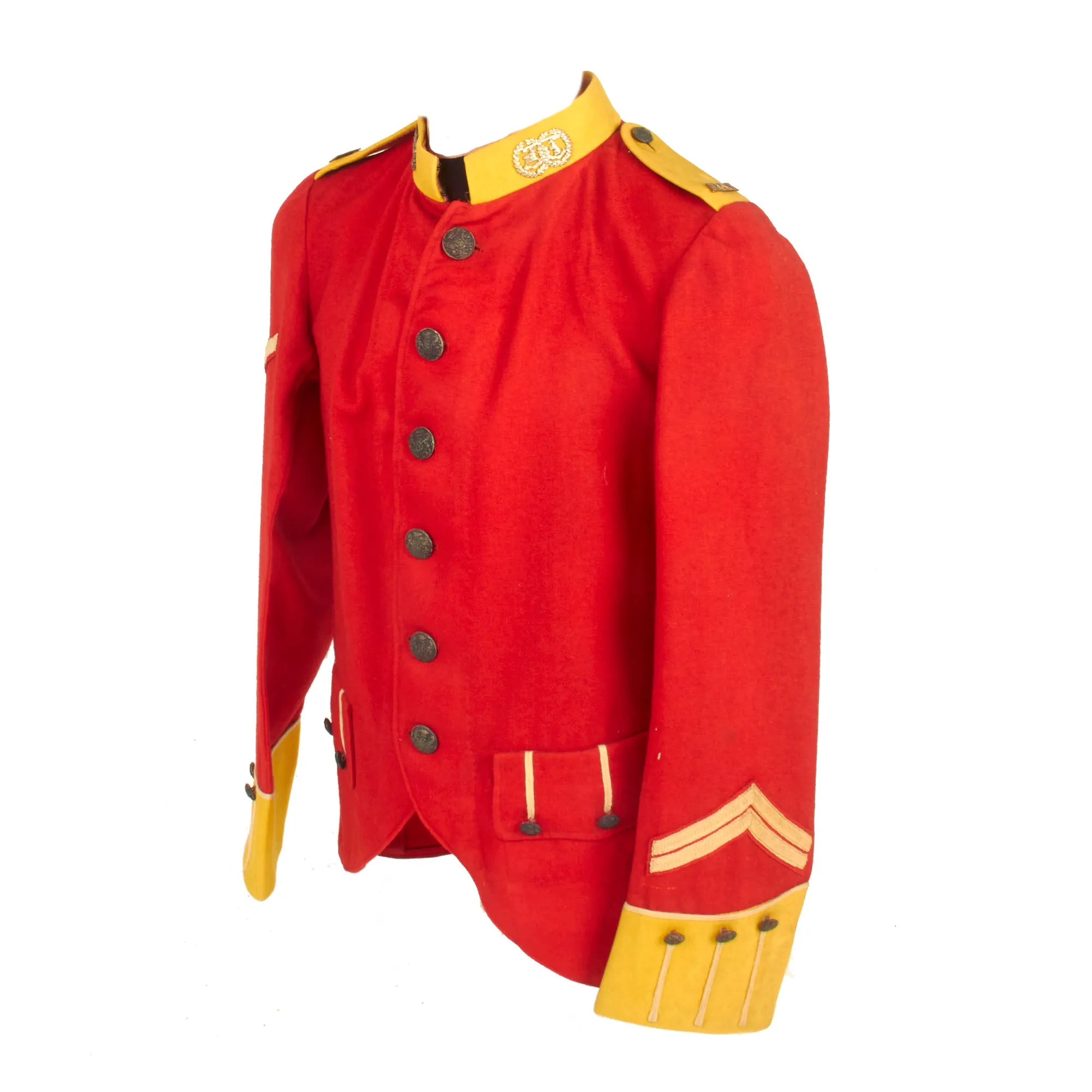 Original British Pre-WWI Era Argyll and Sutherland Highlanders (Princess Louise's) Scarlet Tunic