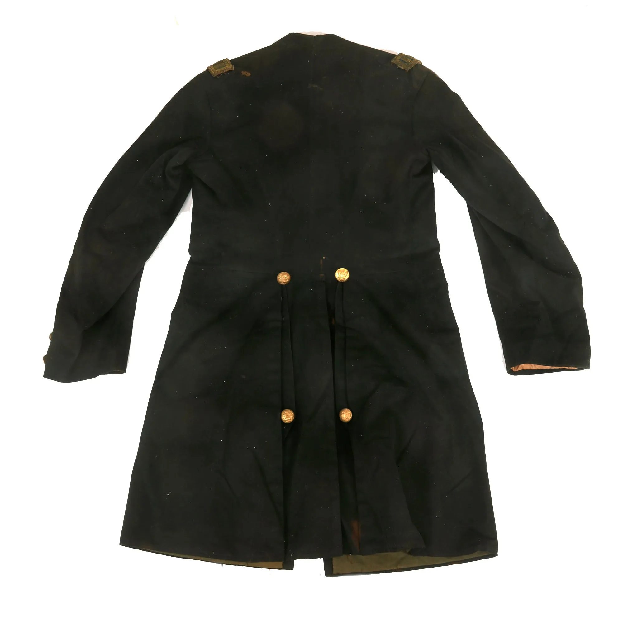 Original U.S. Civil War Rare Infantry Captain Officer’s Single Breasted Frock Coat with Shoulder Boards Named to Medal of Honor Recipient Henry H. Bingham, 140th Pennsylvania Infantry