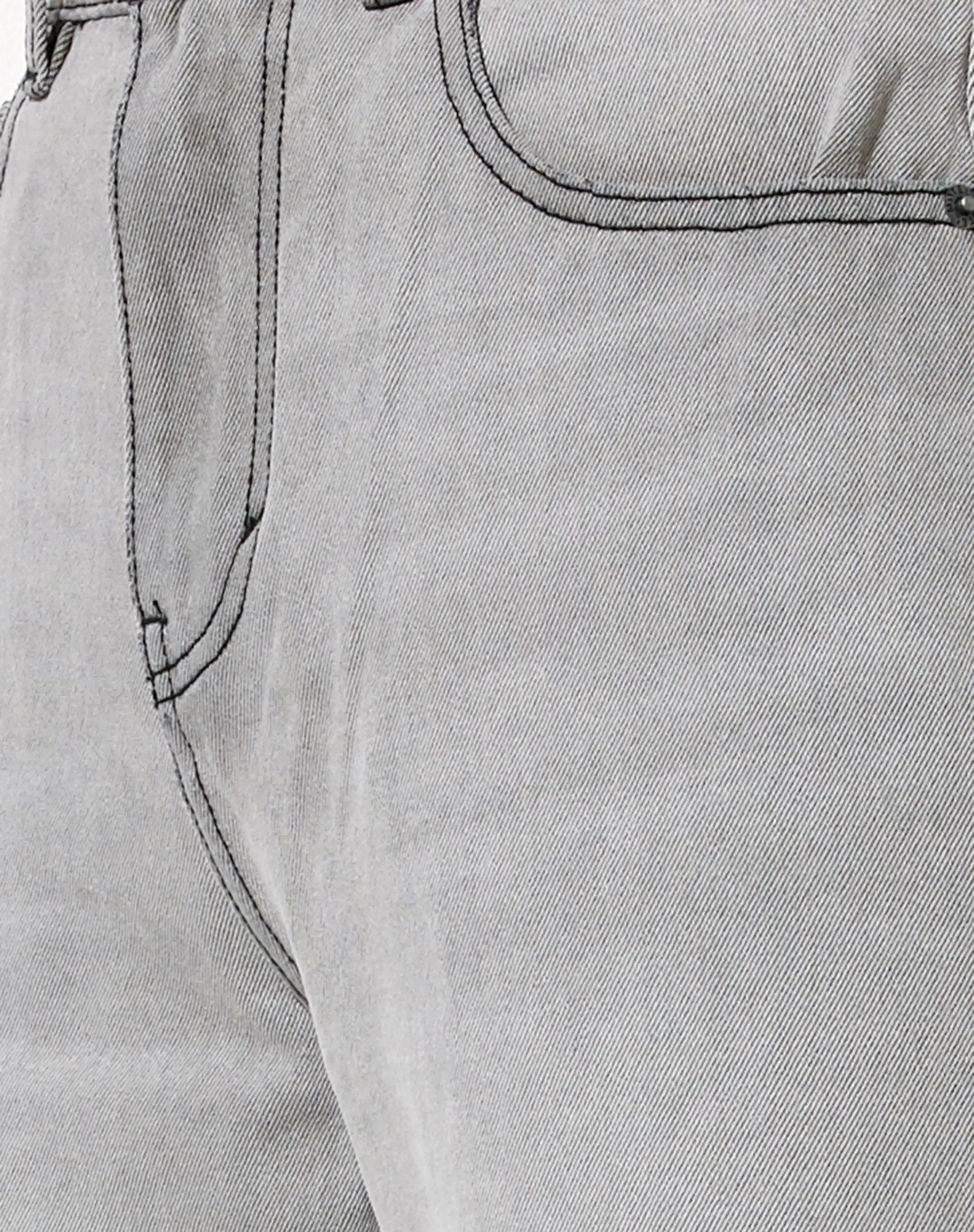 Parallel Jean in Pale Grey Wash