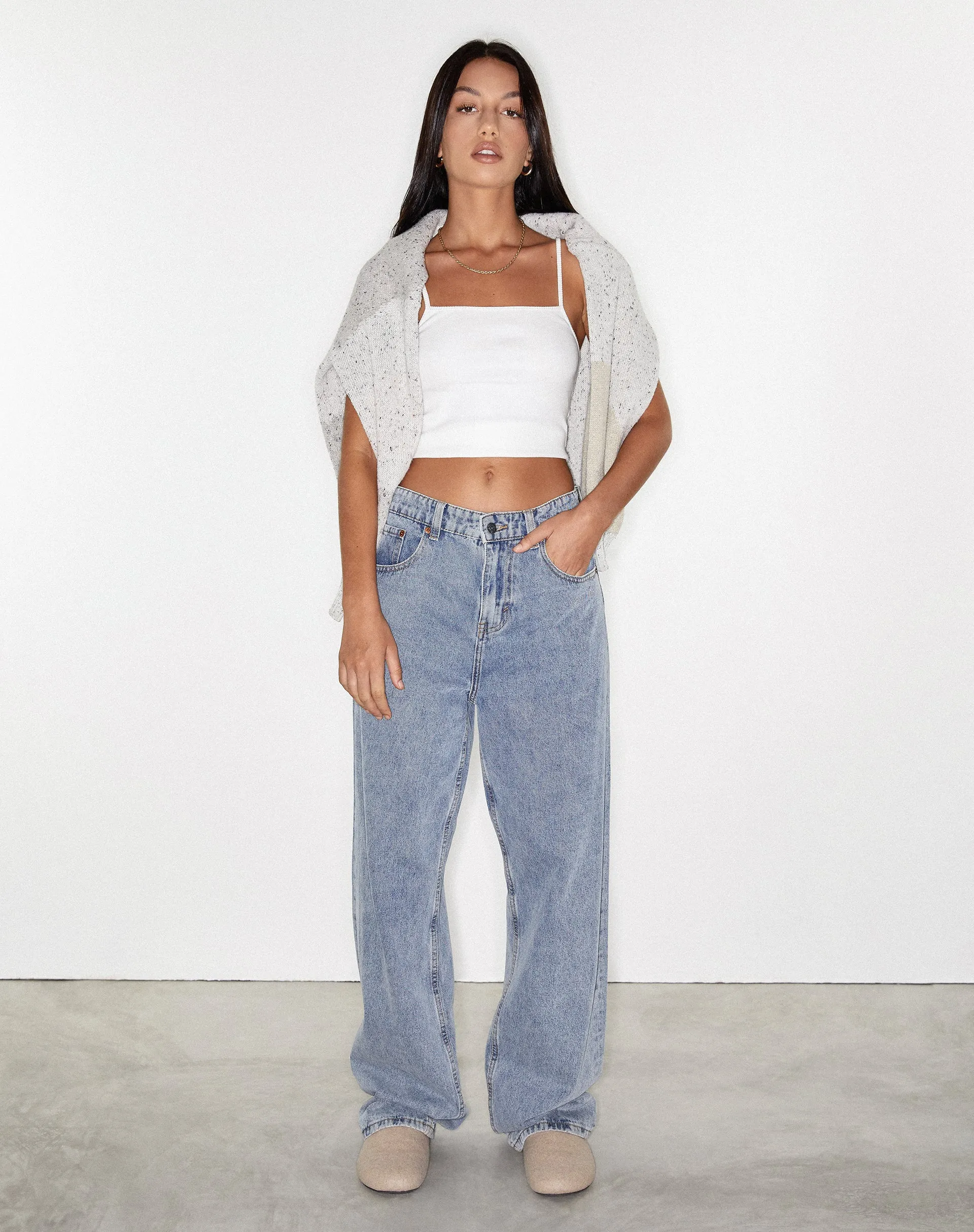 PARALLEL JEAN LIGHT WASH BLUE