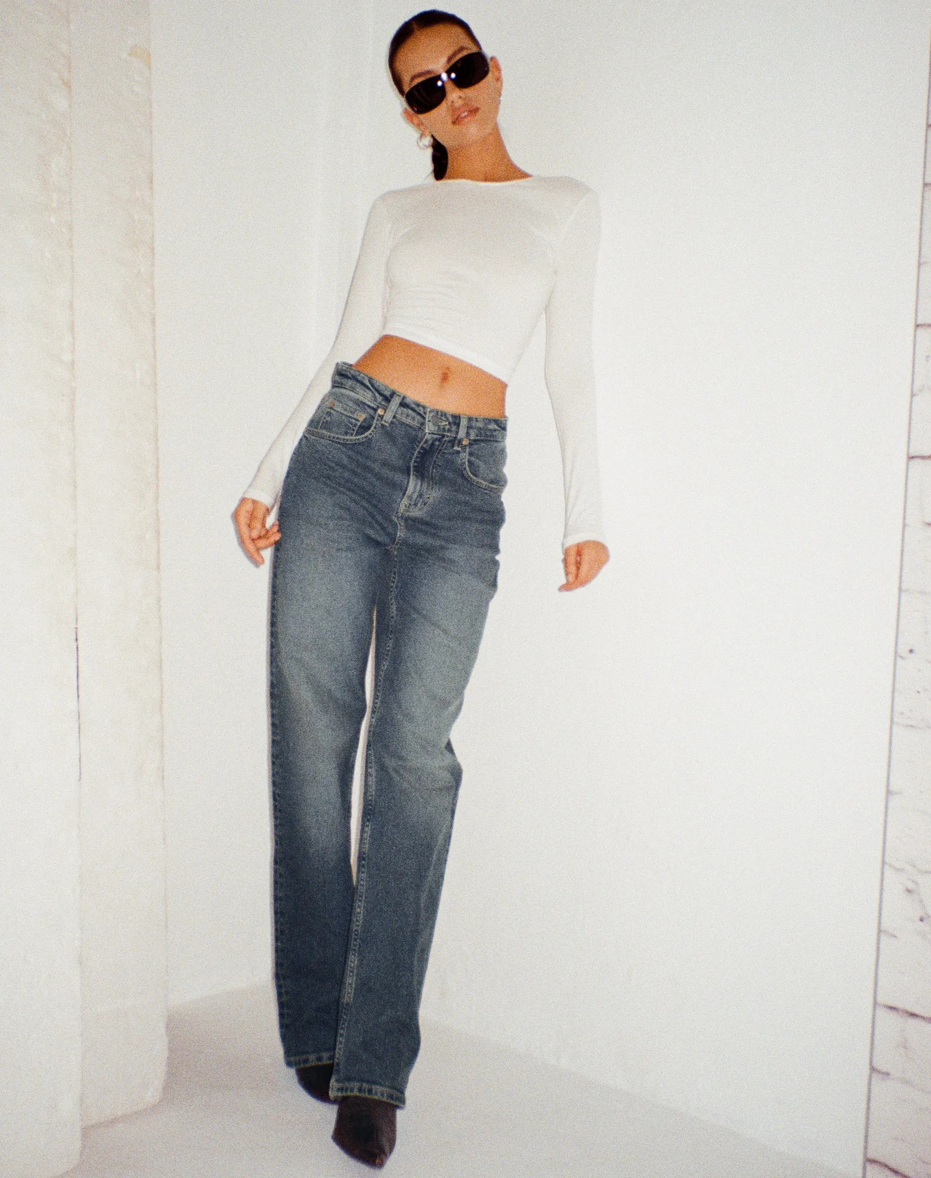 Parallel Jeans in Bryony Twilight Brown and Blue Acid