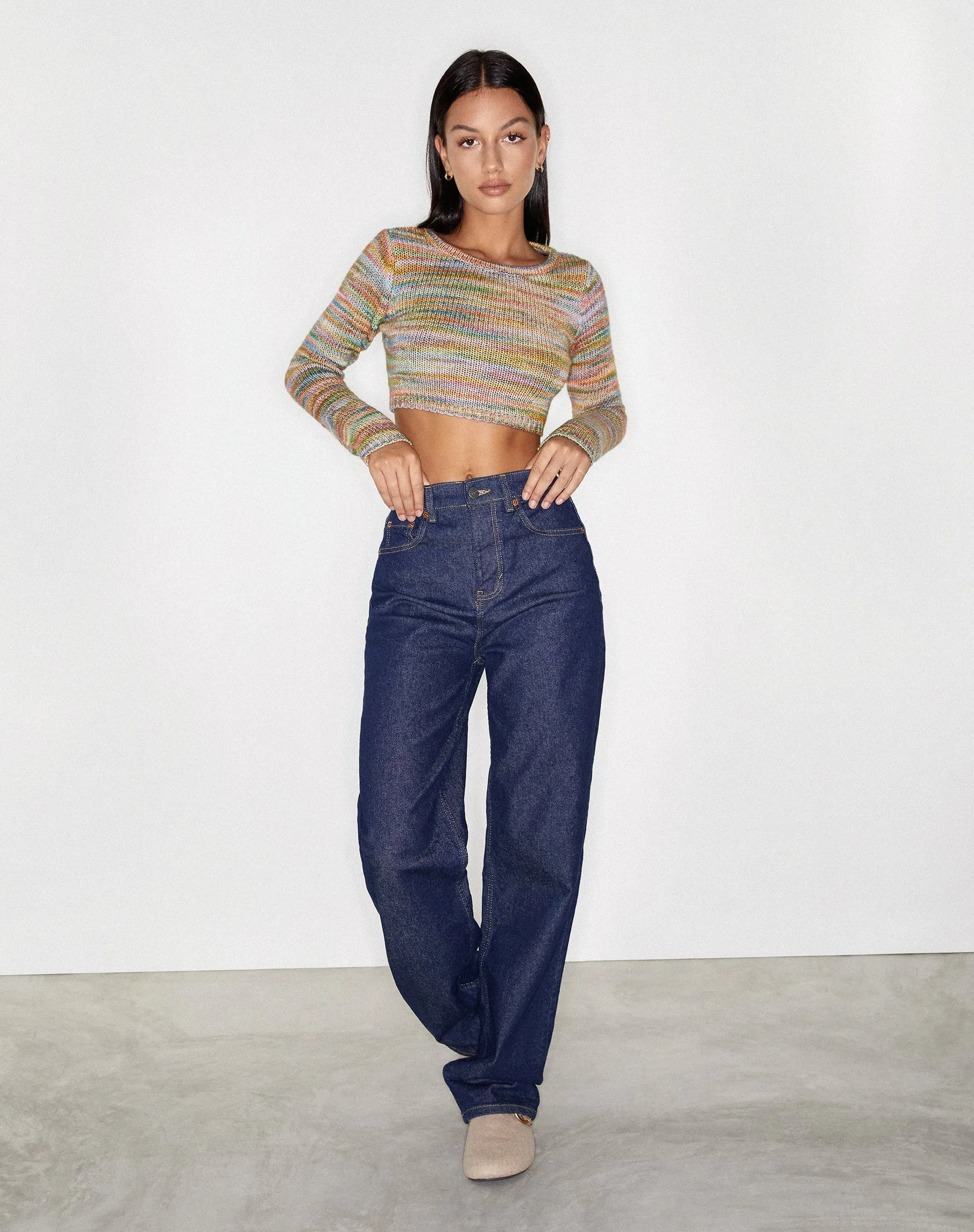 Parallel Jeans in Rinse Blue Wash