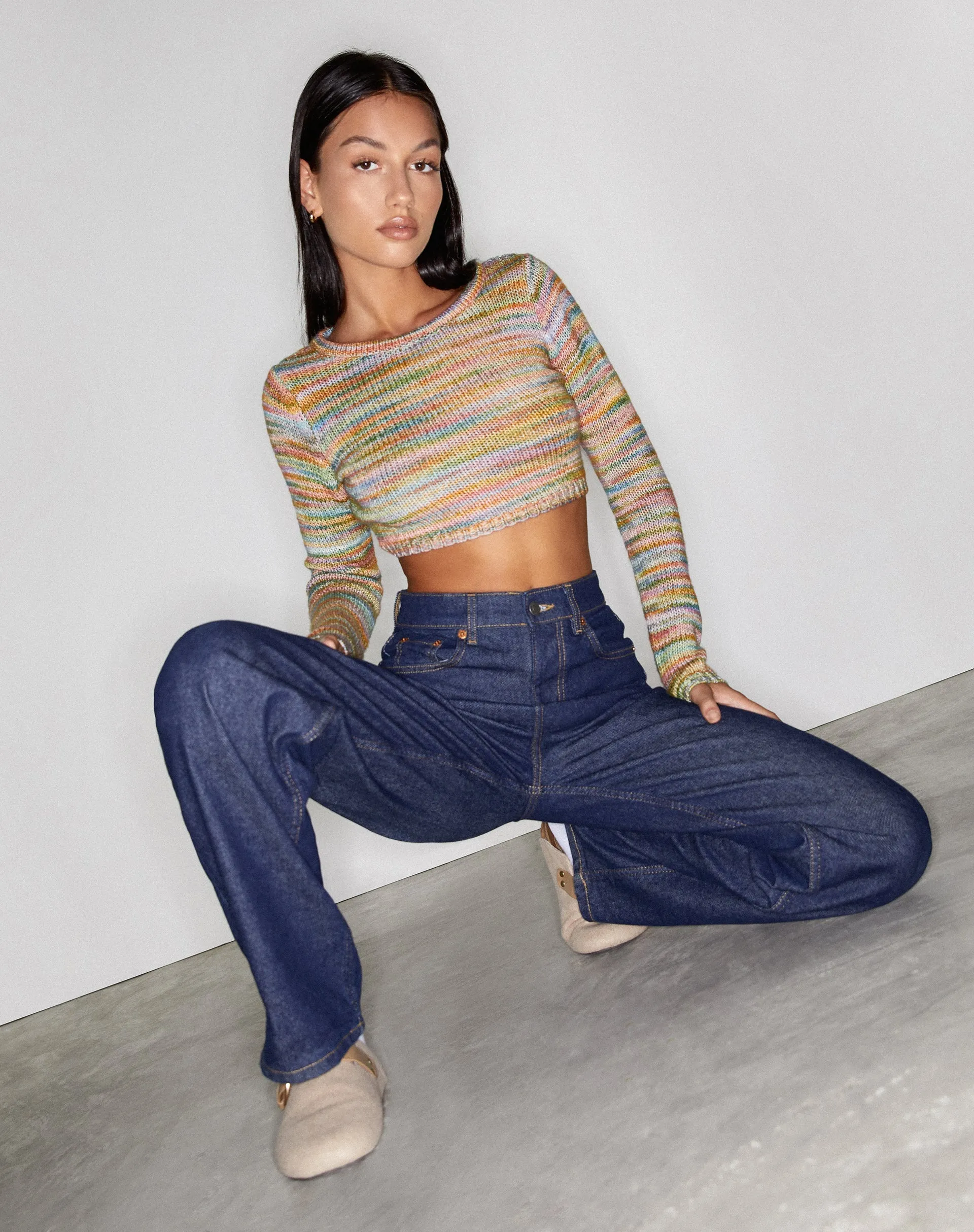 Parallel Jeans in Rinse Blue Wash