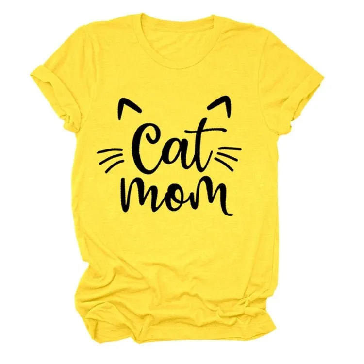 Pawsome Cat Mom Tee