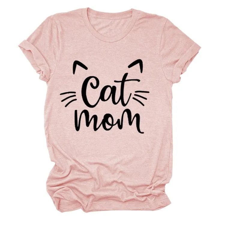 Pawsome Cat Mom Tee