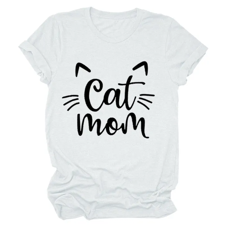 Pawsome Cat Mom Tee