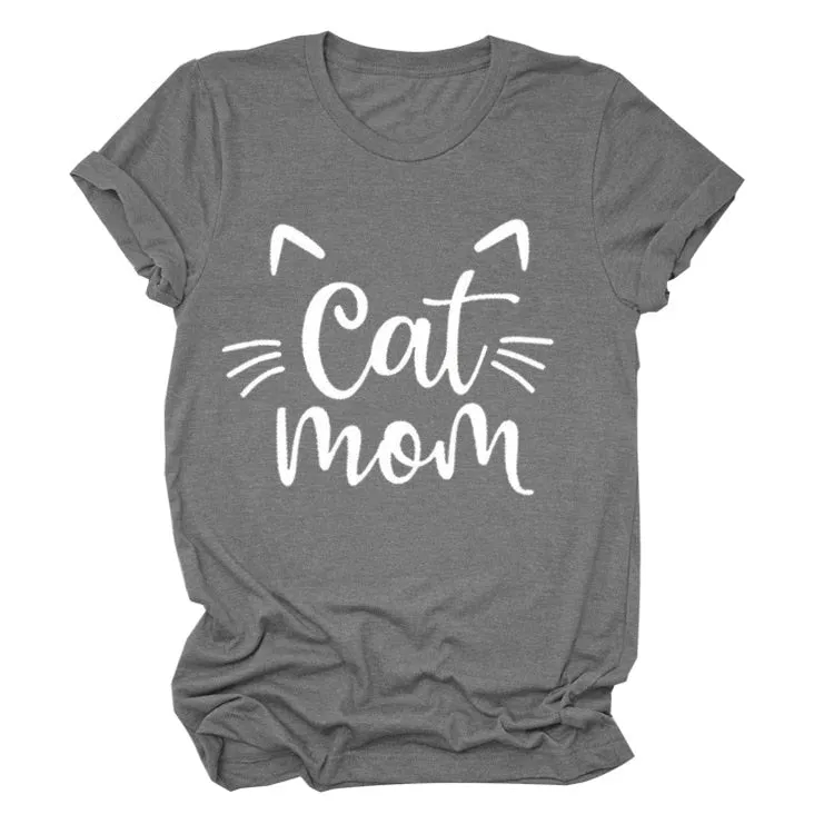 Pawsome Cat Mom Tee