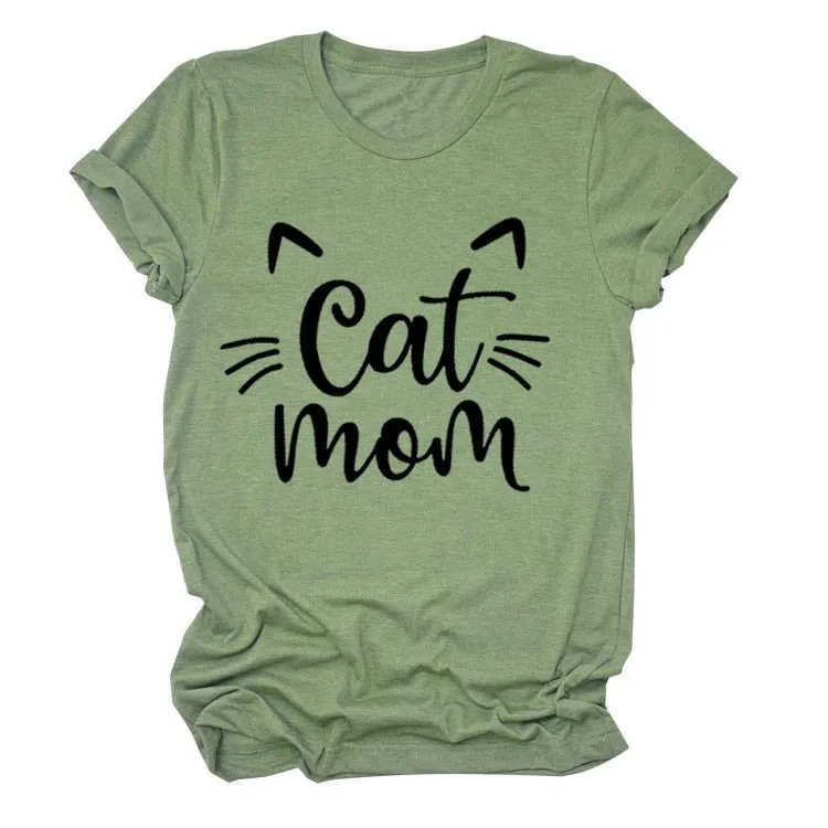 Pawsome Cat Mom Tee