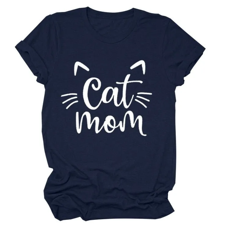 Pawsome Cat Mom Tee