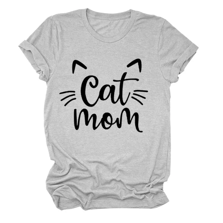 Pawsome Cat Mom Tee