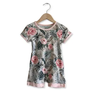 Peony Tropic Shorty Romper