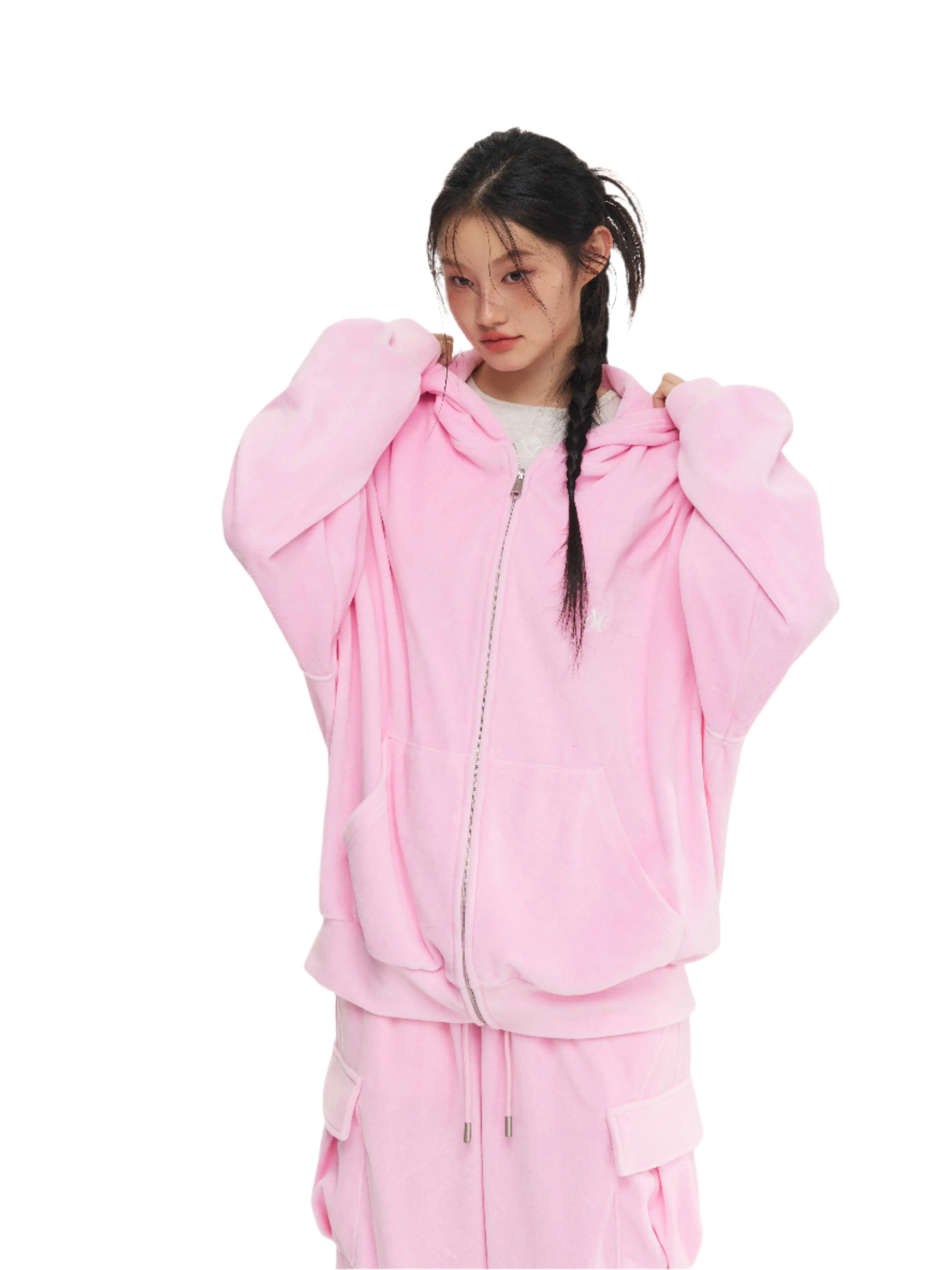 Pink Velvet hoodie