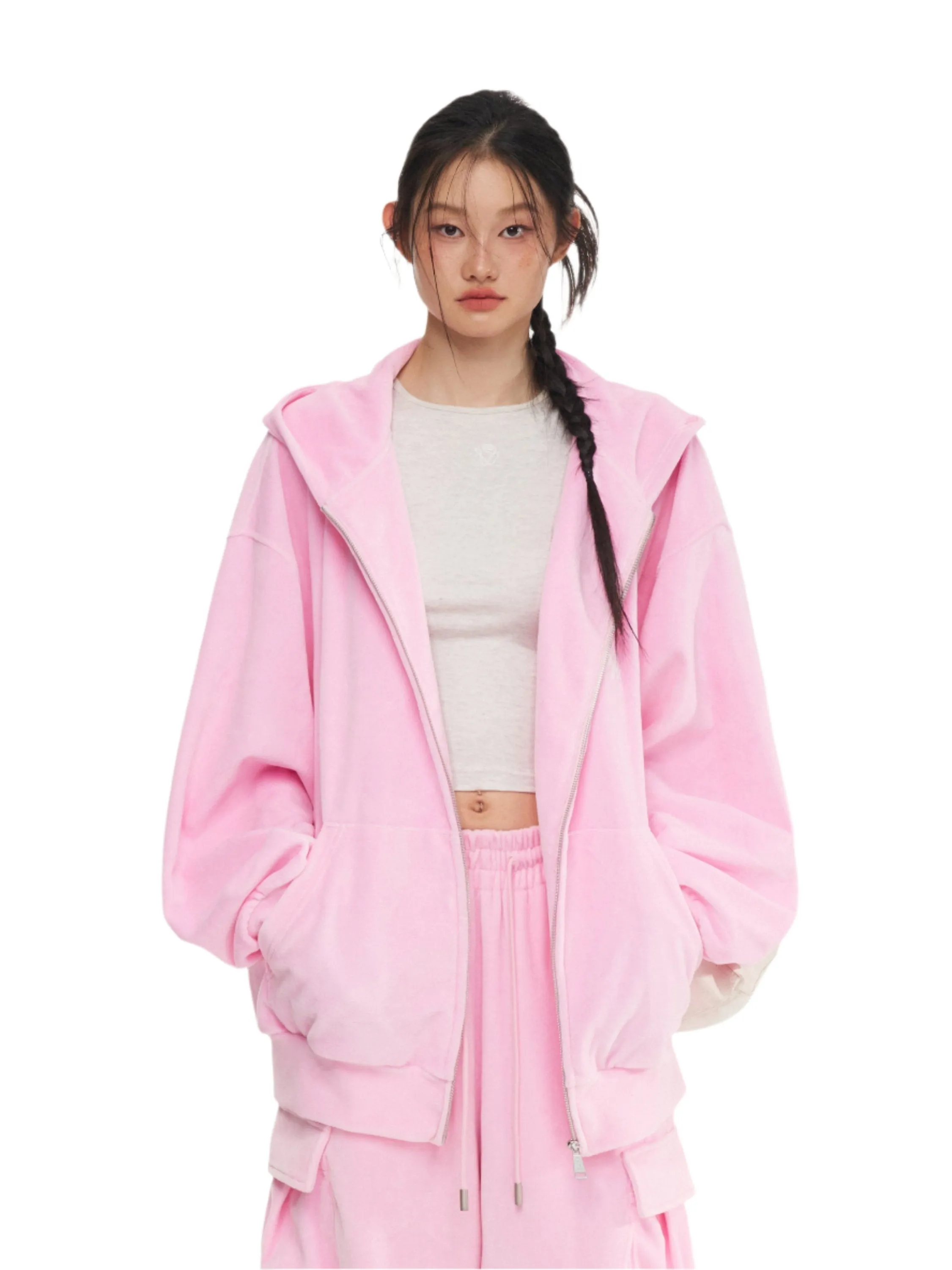 Pink Velvet hoodie