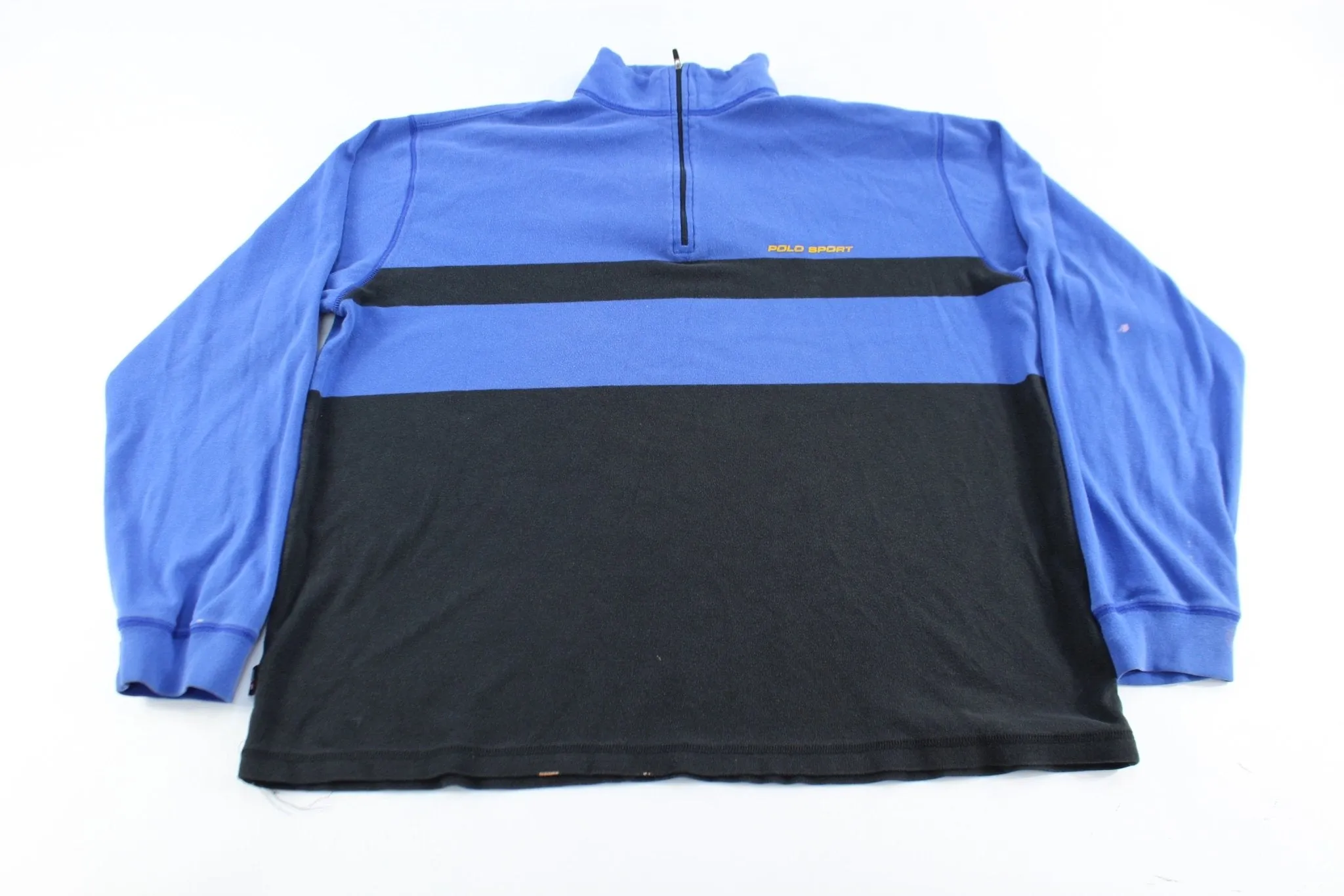 Polo Sport Ralph Lauren Black & Blue Zip Up Sweater