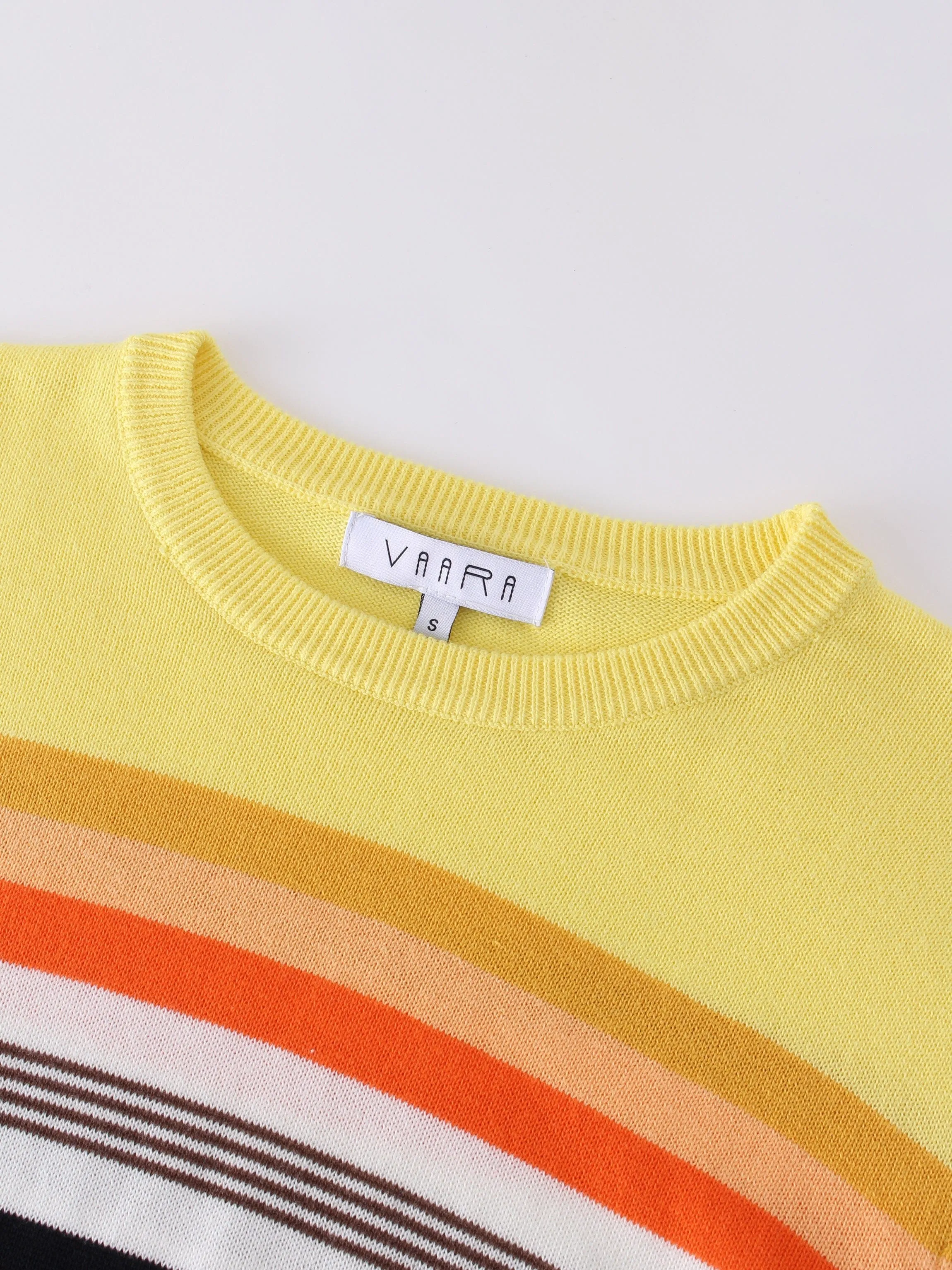 Printed Sweater-Bright Stripes