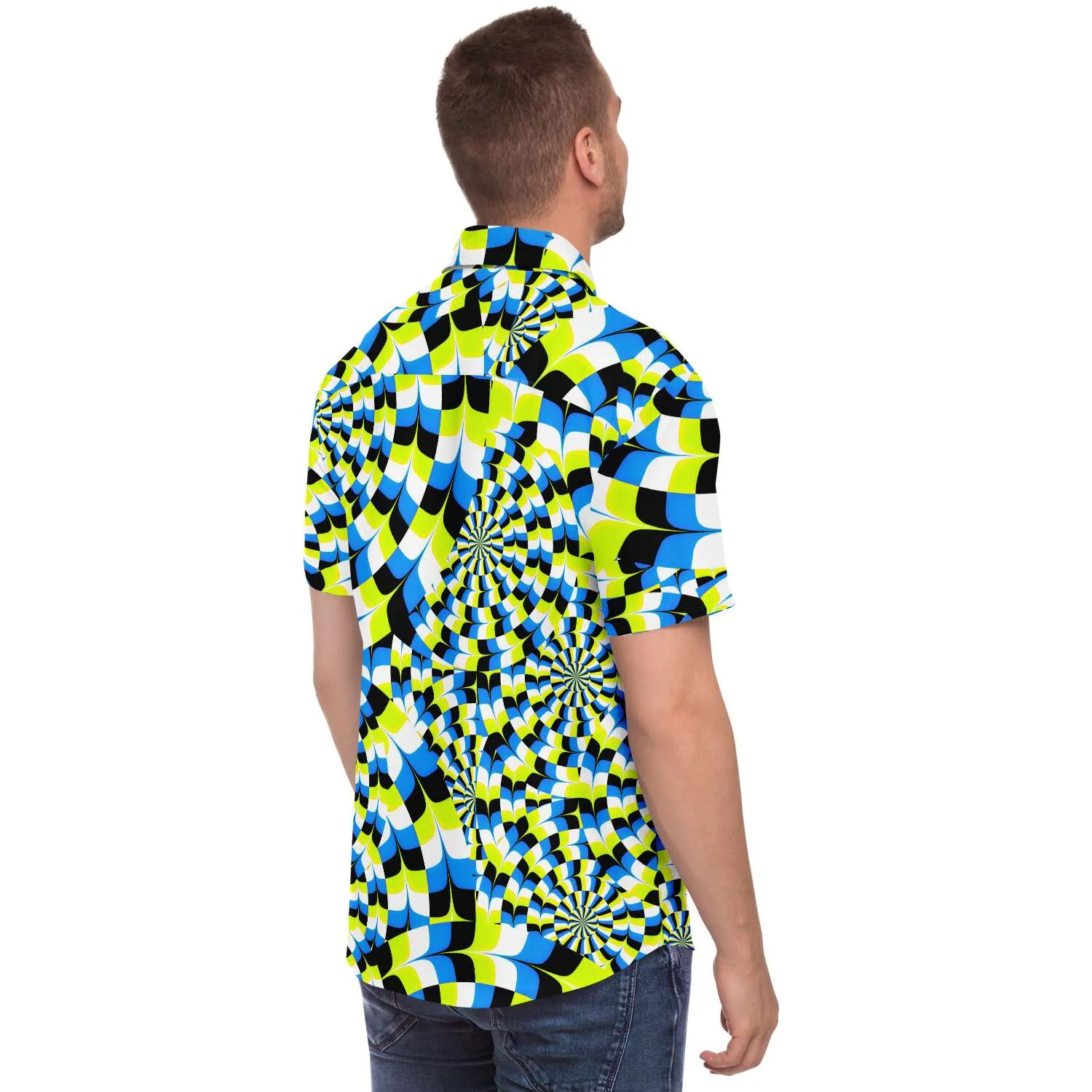 Psychedelic Sunflower Button Shirt | Hubert S