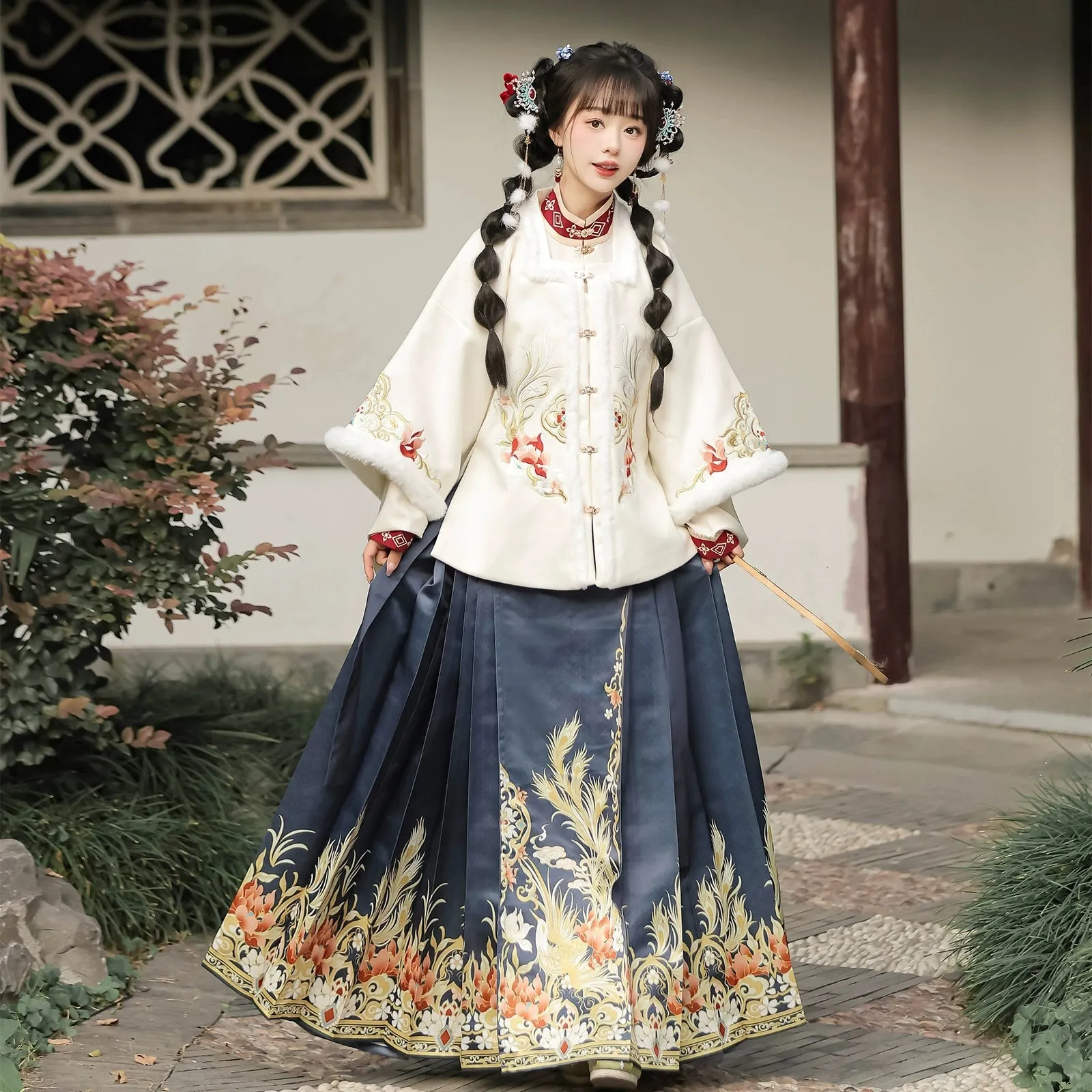 "岁岁年年"Ming- Dynasty Hanfu Set