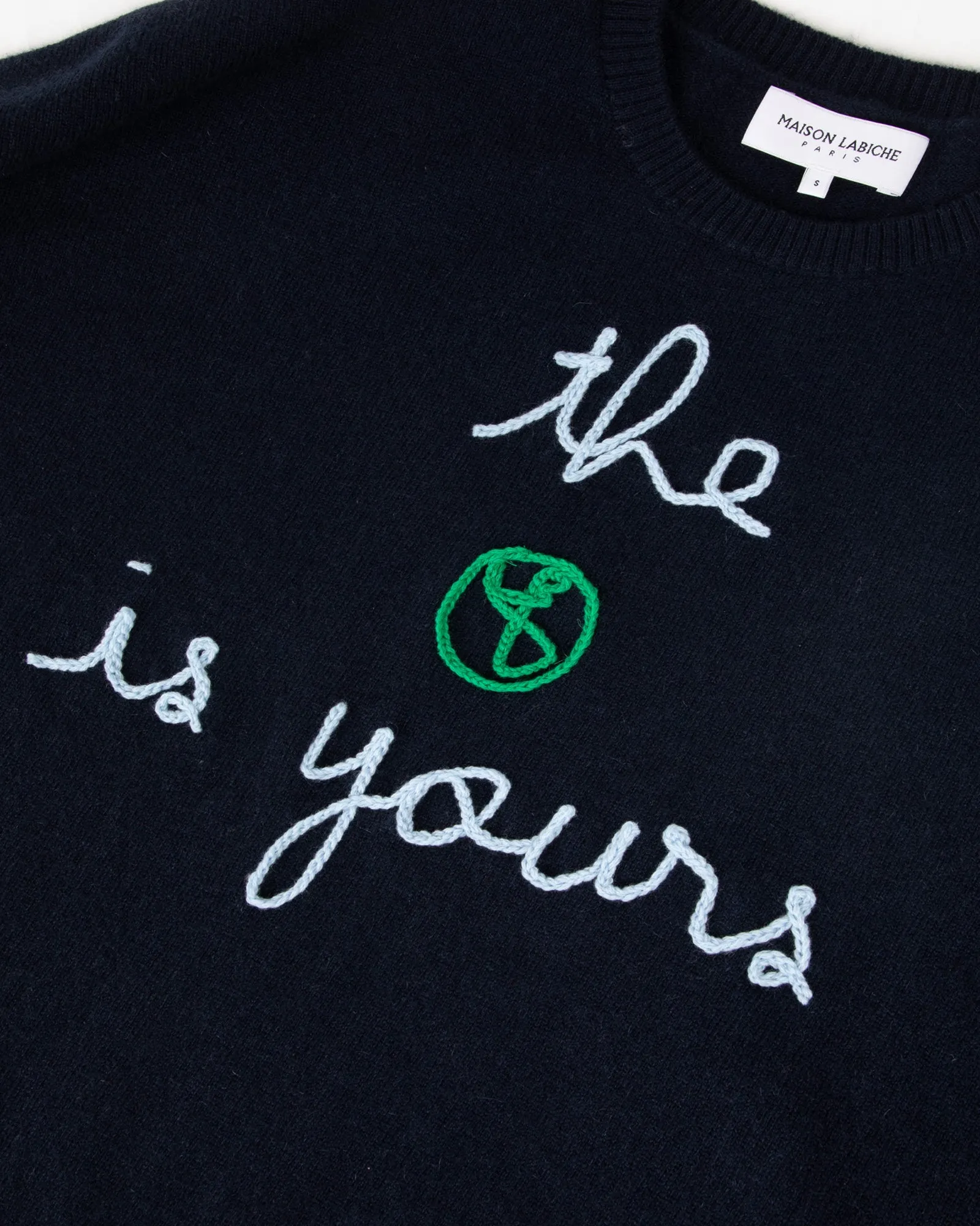 "The Earth Is Yours" buzelin cashemere sweater