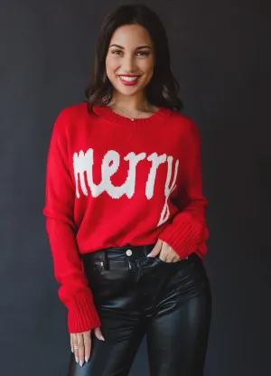 Red Merry Sweater