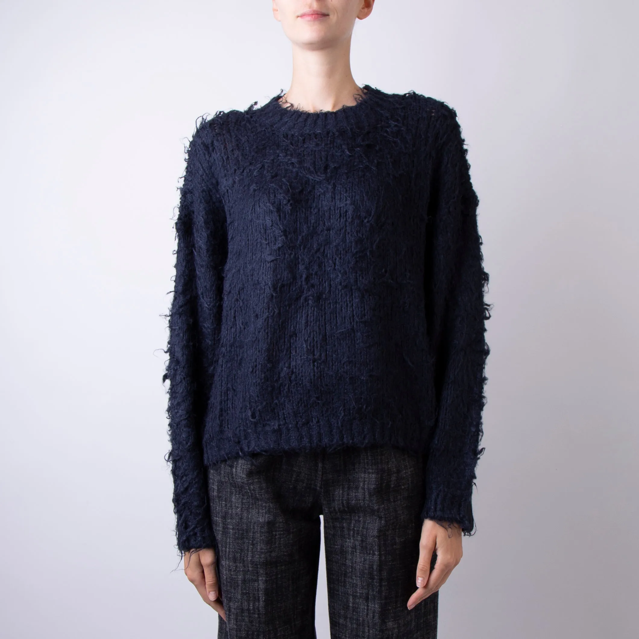 ROBERTO COLLINA SWEATER A49101 10 BLUE