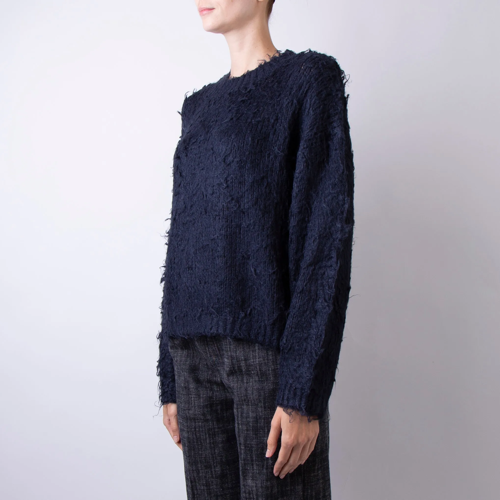 ROBERTO COLLINA SWEATER A49101 10 BLUE