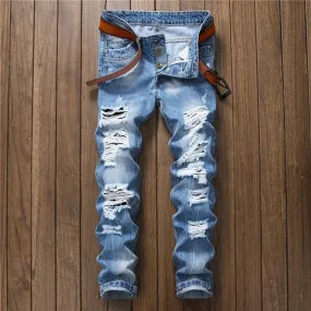 Santa Monica Ripped Washed Premium Denim