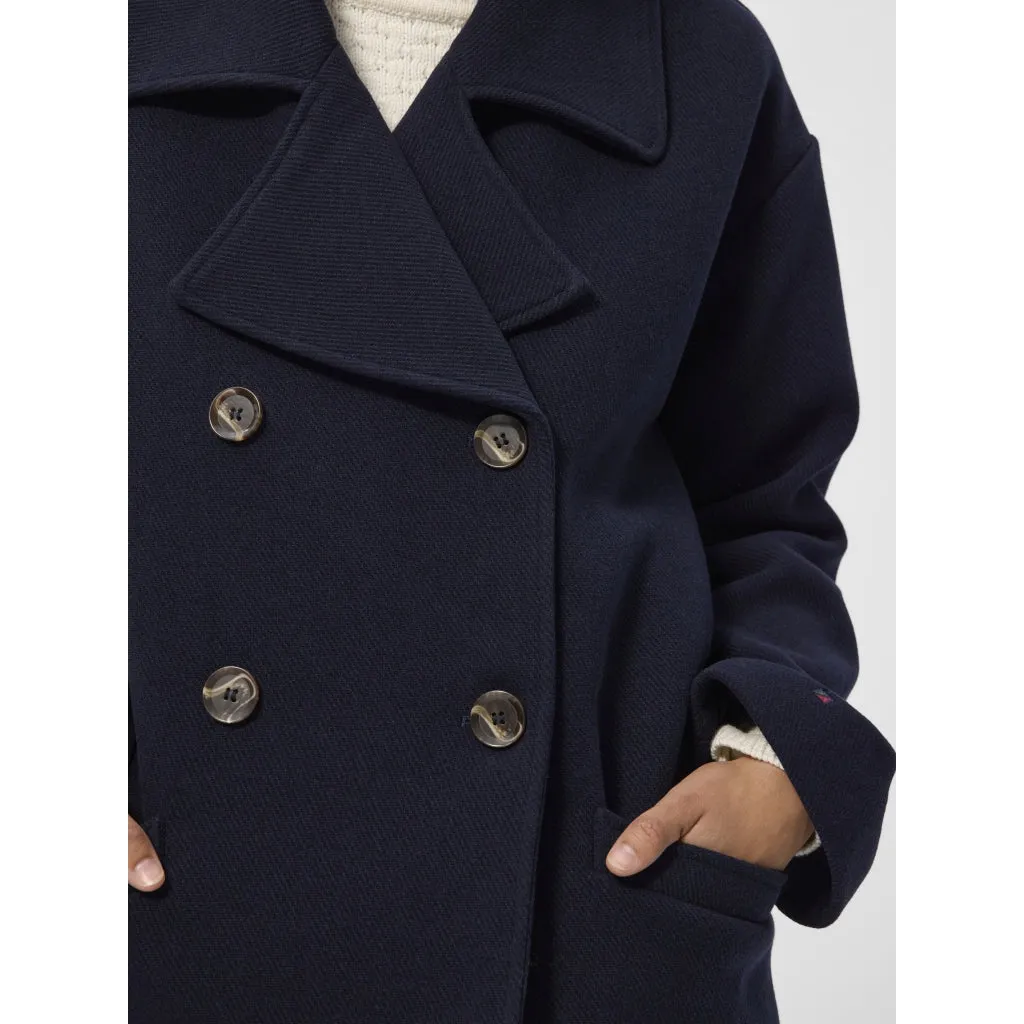 Senta Coat - Dark Navy