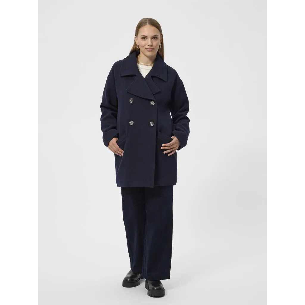 Senta Coat - Dark Navy