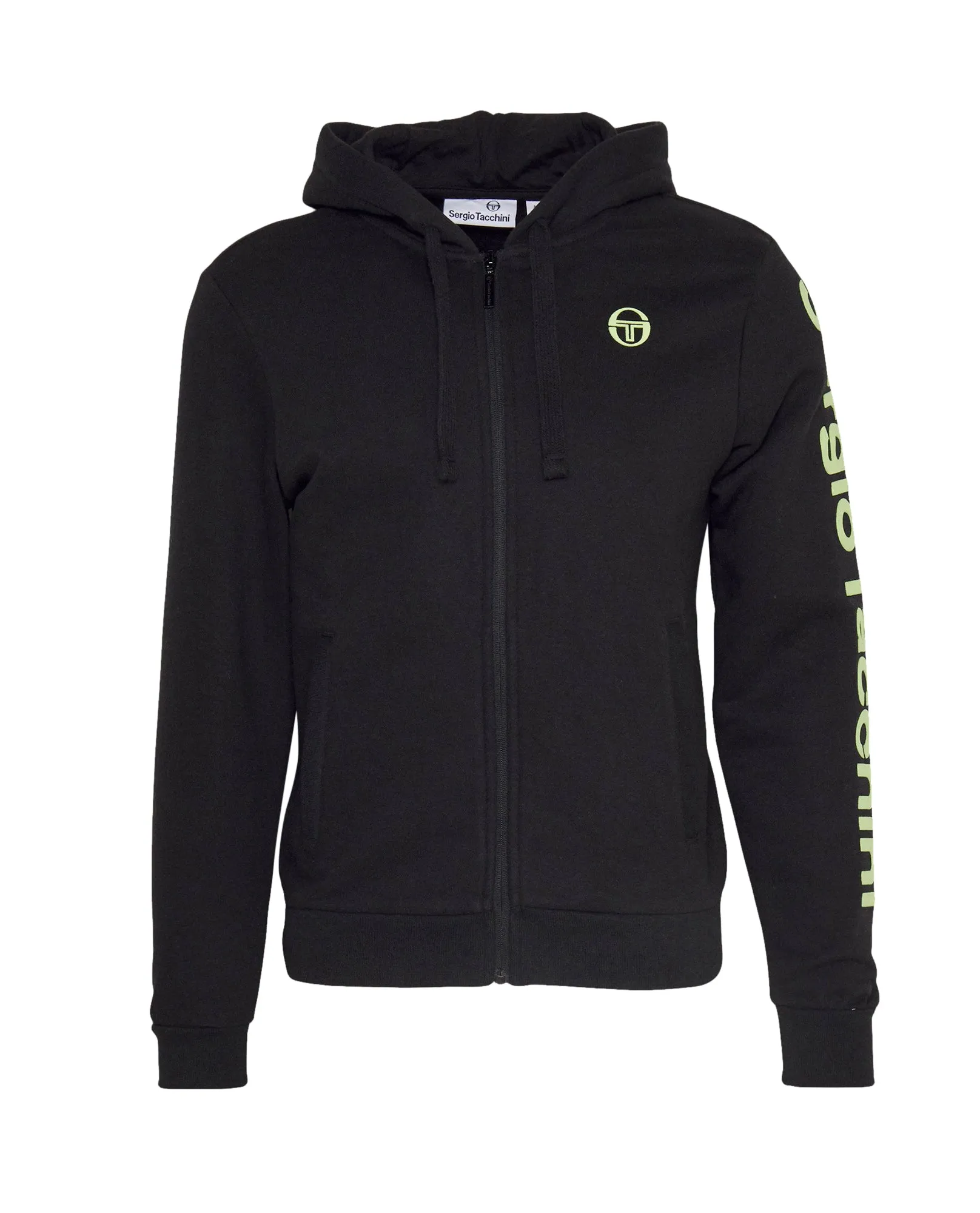 Sergio Tacchini Men's Narmar Zip Front Hoodie Sweatshirt