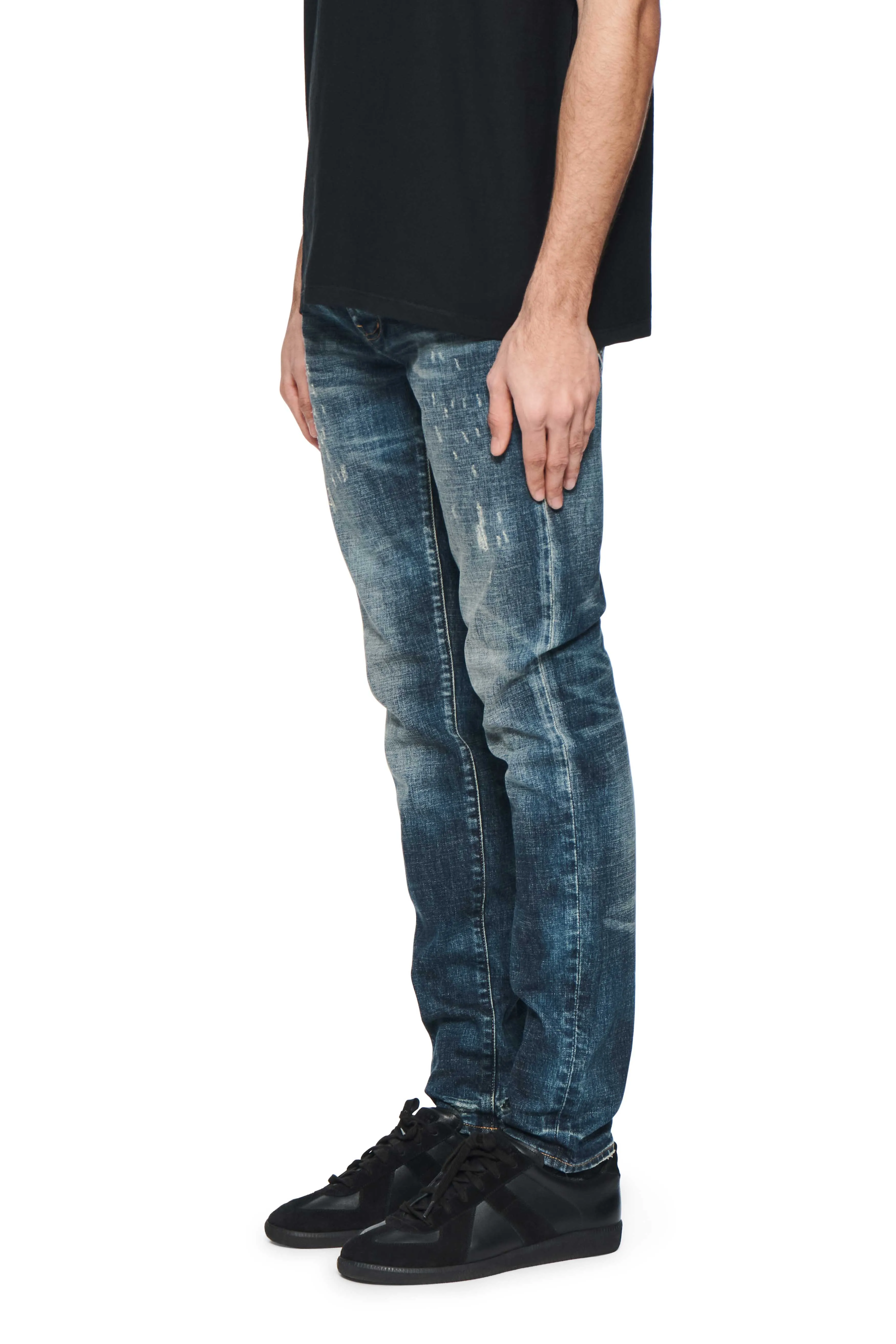 Skinny Precoated Jeans (Indigo) - P001SPFD424