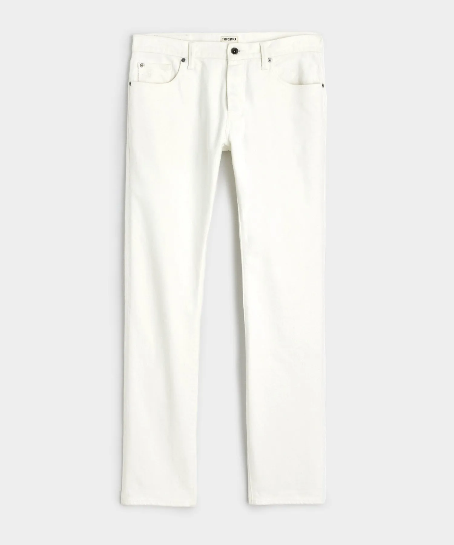 Slim Japanese Stretch Selvedge Jean in White