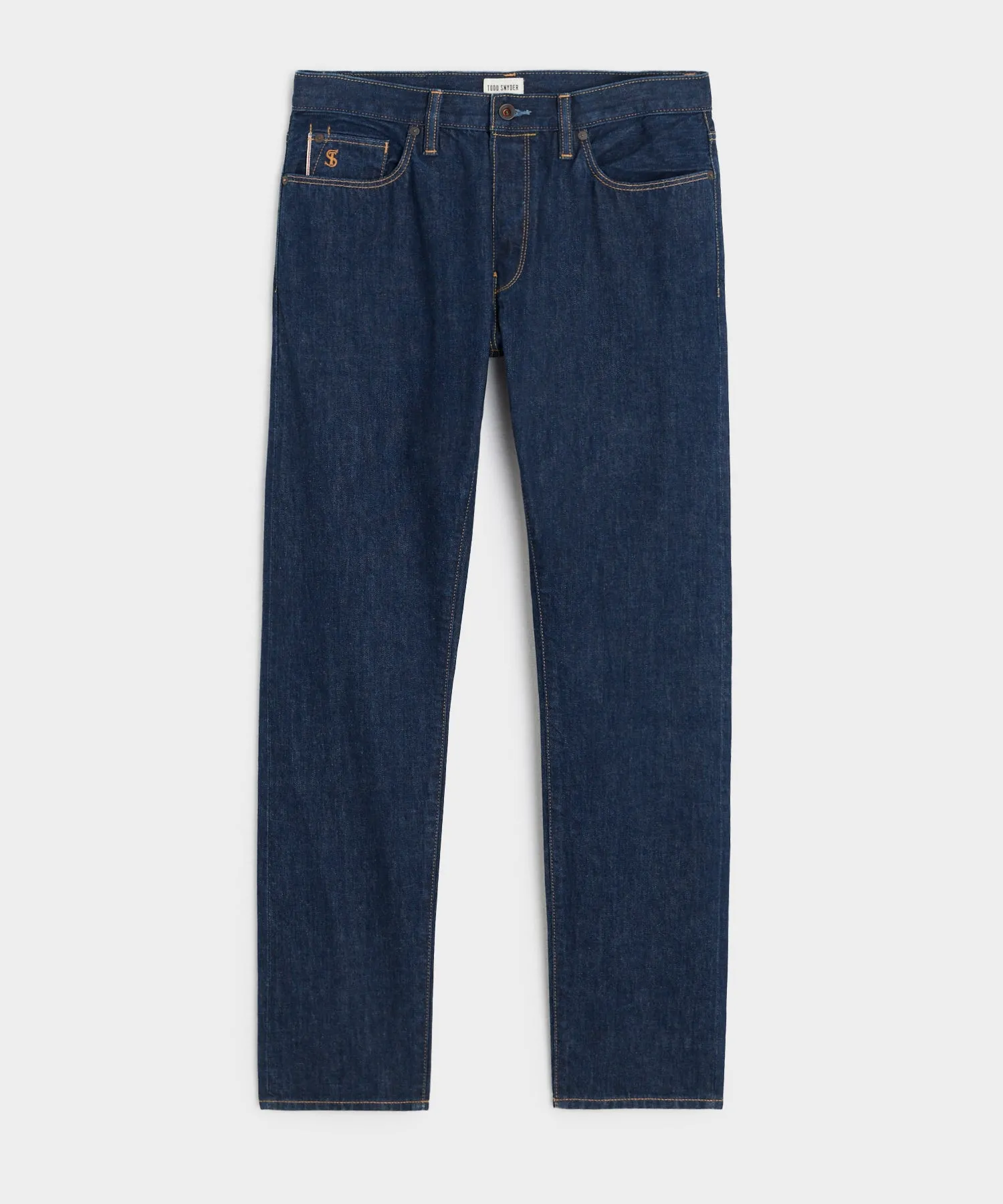 Slim Selvedge Jean in Indigo Rinse