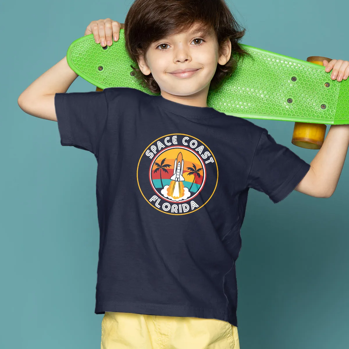 Space Coast Florida T-Shirt, Youth Unisex XS-XL, Toddler 2T-5/6