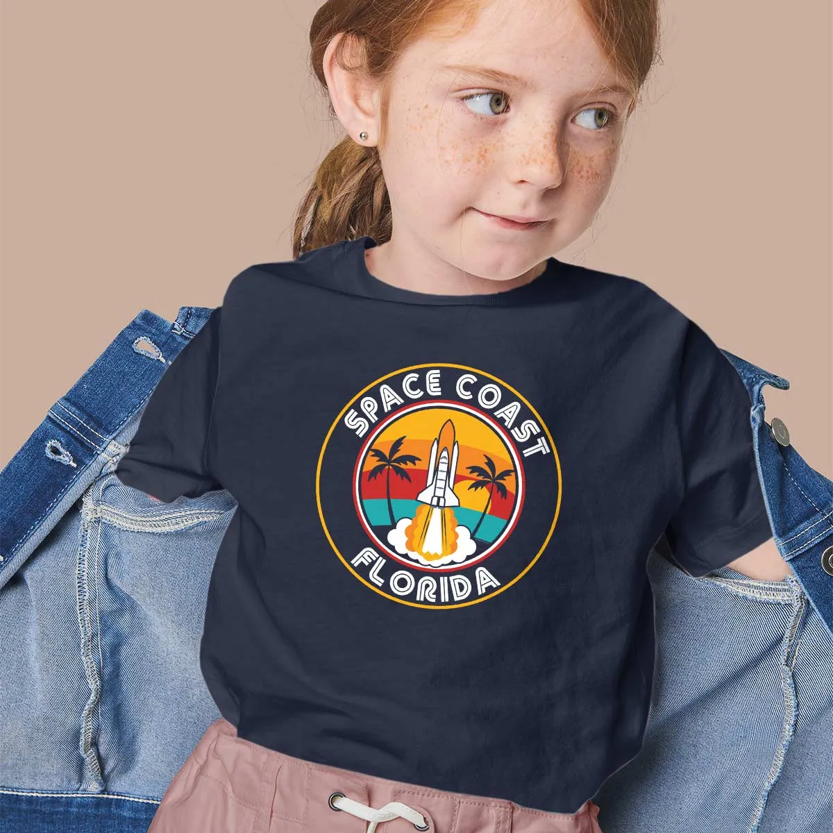 Space Coast Florida T-Shirt, Youth Unisex XS-XL, Toddler 2T-5/6