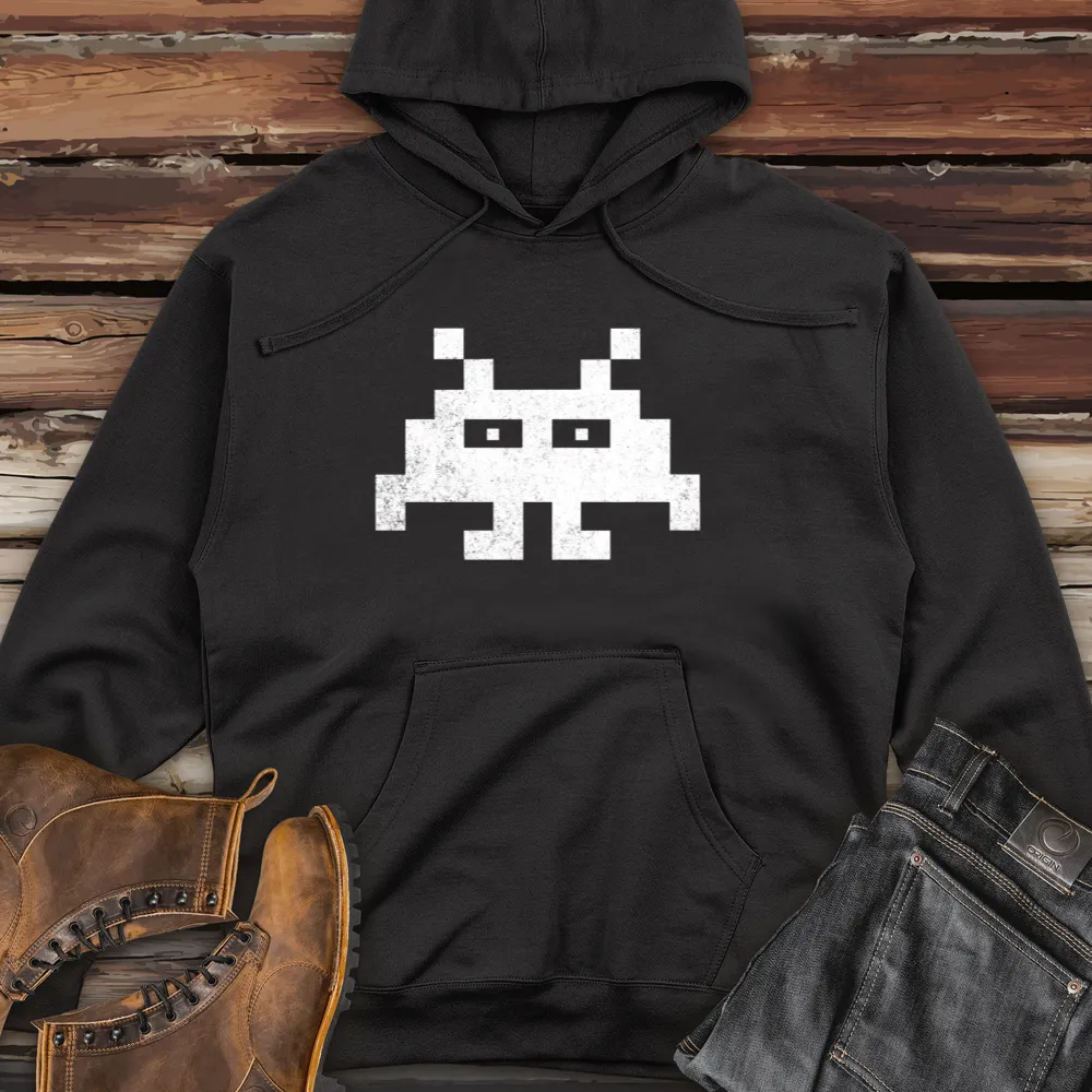 Space Invader Midweight Hooded Sweatshirt