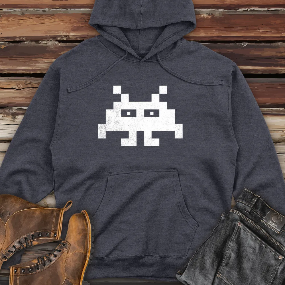 Space Invader Midweight Hooded Sweatshirt