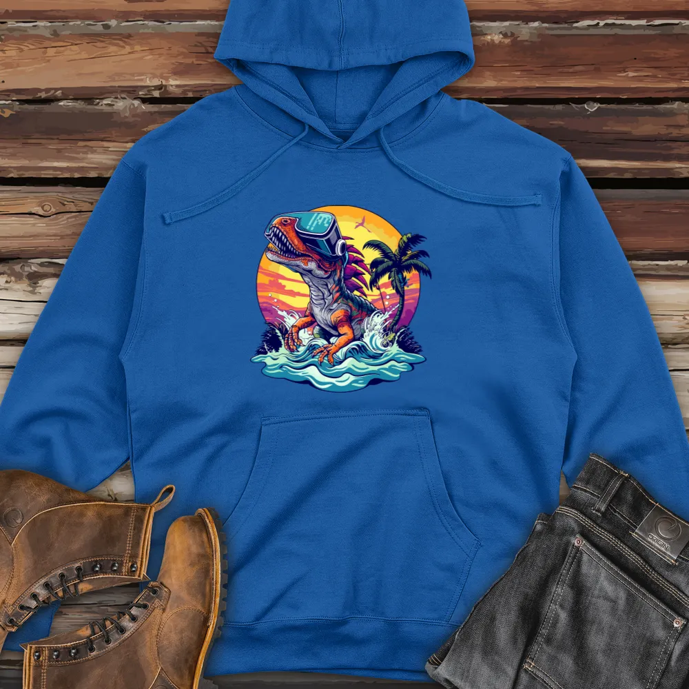 Spinosaurus V R Fisherman Midweight Hooded Sweatshirt