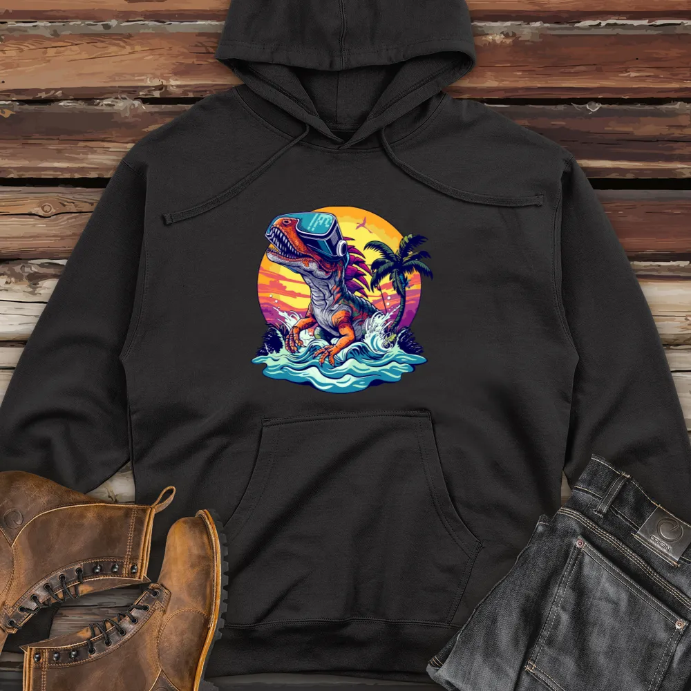 Spinosaurus V R Fisherman Midweight Hooded Sweatshirt